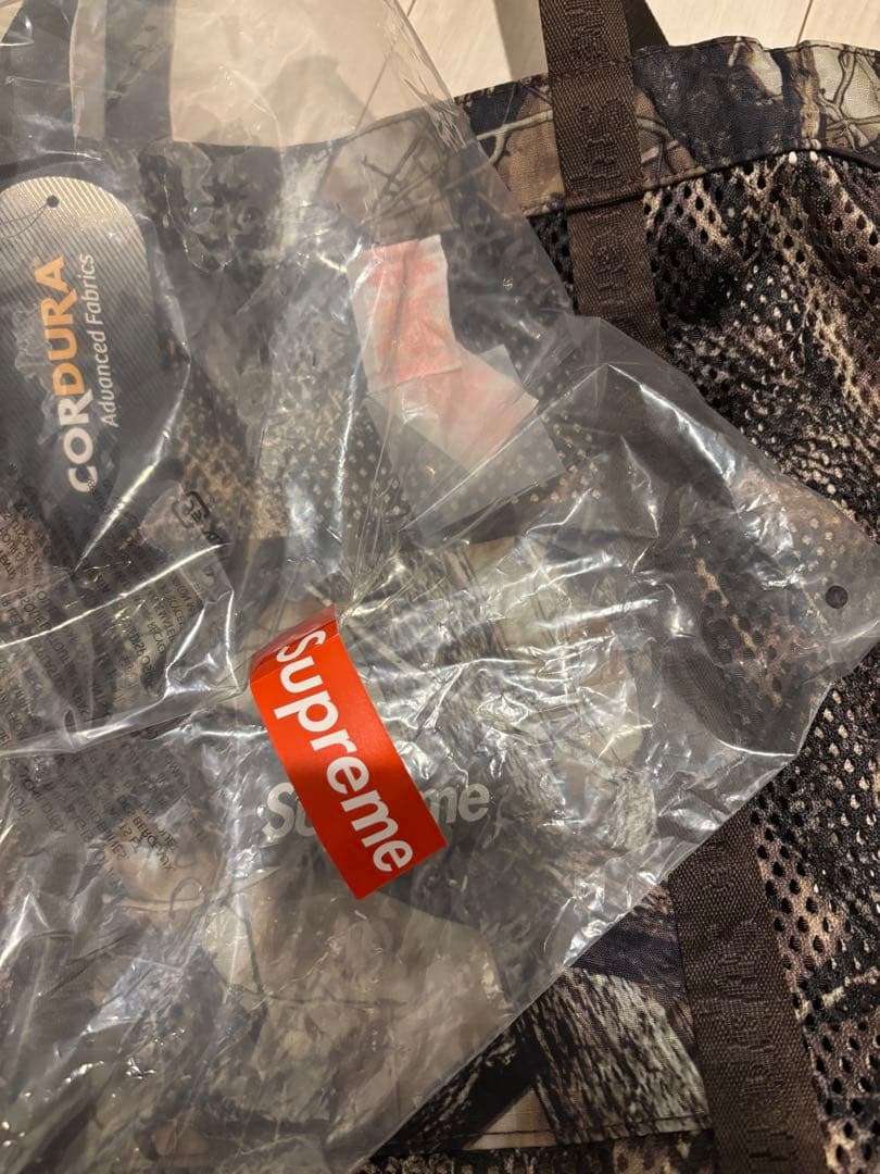 レア】シュプリーム メッシュ トート カモフラ リアルツリー25SS