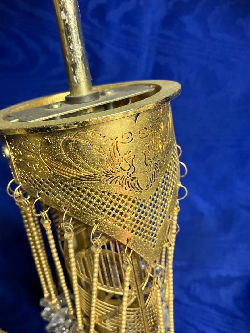 ゆ*よ様 エレガントなゴールドシャンデリア 昭和レトロ 2個セット