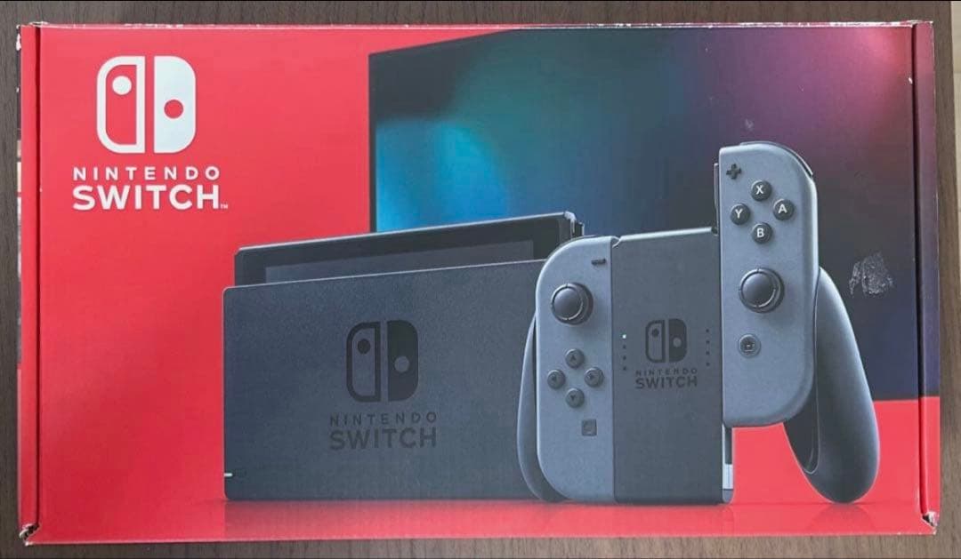 Nintendo Switch グレー 本体一式 SDカード128GB付き - メルカリ