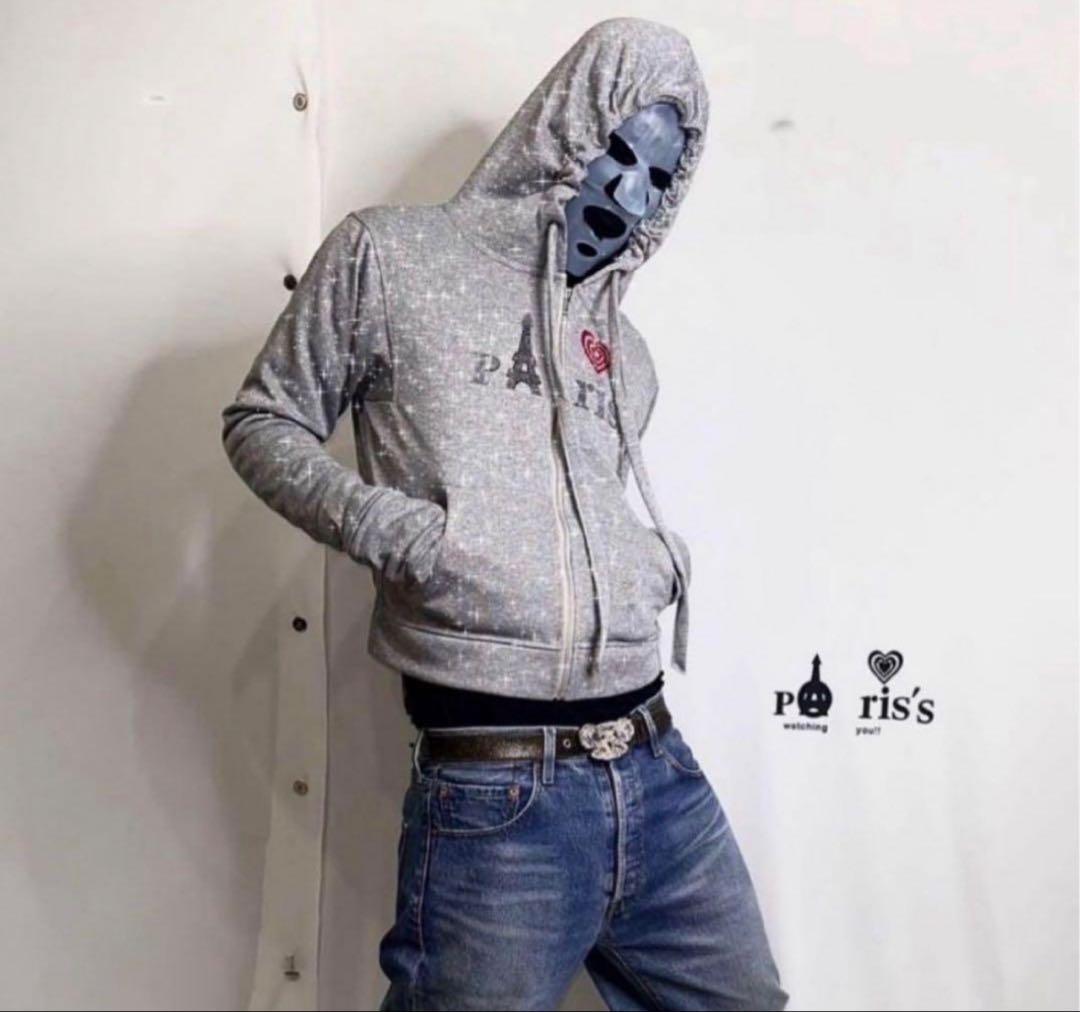 DINOWORKS グレー PORIS SHINE HOODIE - メルカリ