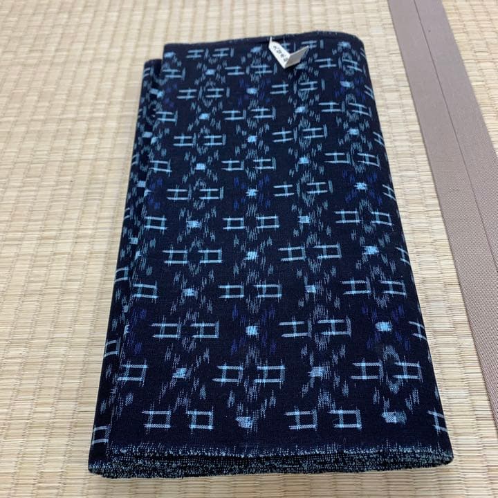 久留米絣反物 藍染 古布 - メルカリ