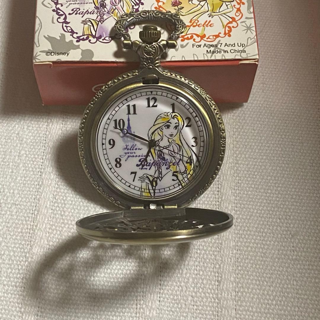 ディズニー ディズニープリンセス ラプンツェル 懐中時計 - メルカリ