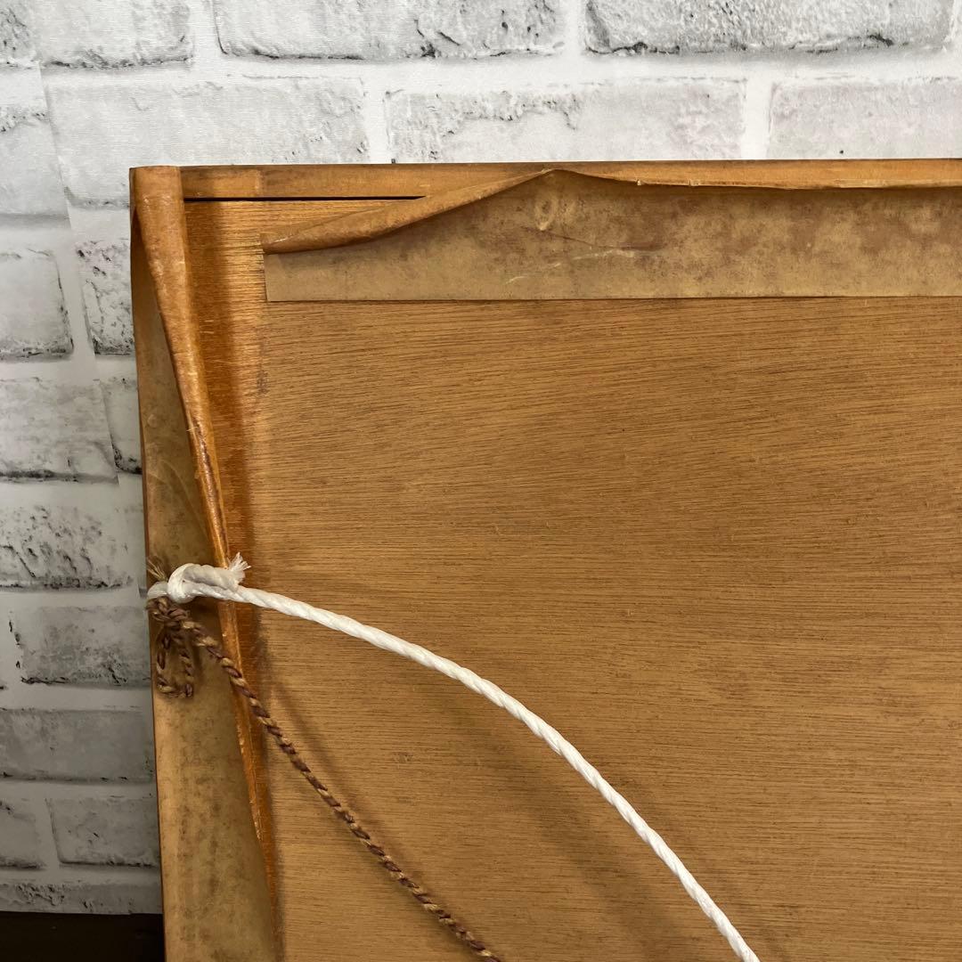 松庵 武比古 作 扇 虎 額装 伝統工芸 縁起物 金工芸 彫金 壁掛け 立