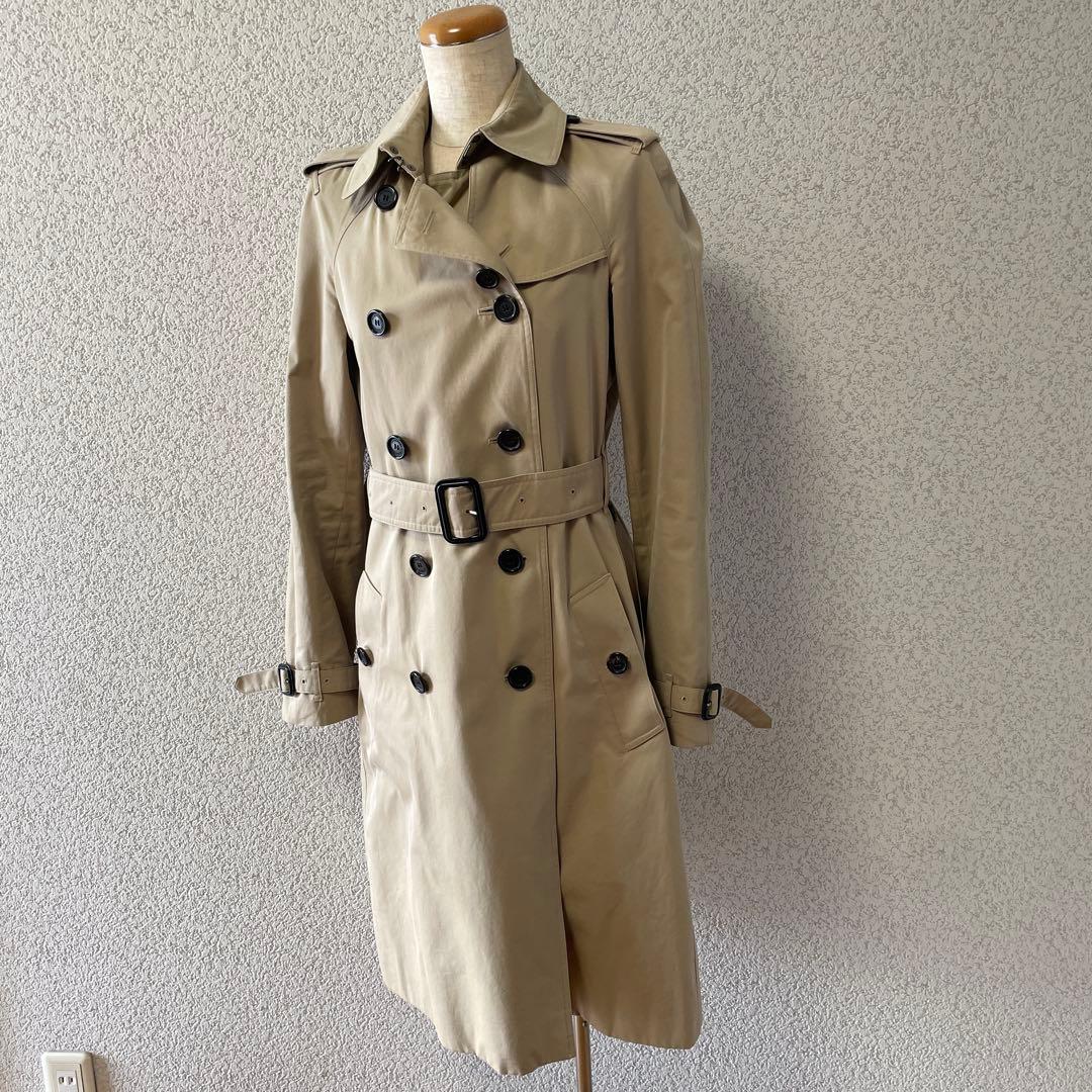 バーバリー ベージュ ダブルブレスト トレンチコートライナー付 ベージュ ダブルブレスト トレンチコート - メルカリ