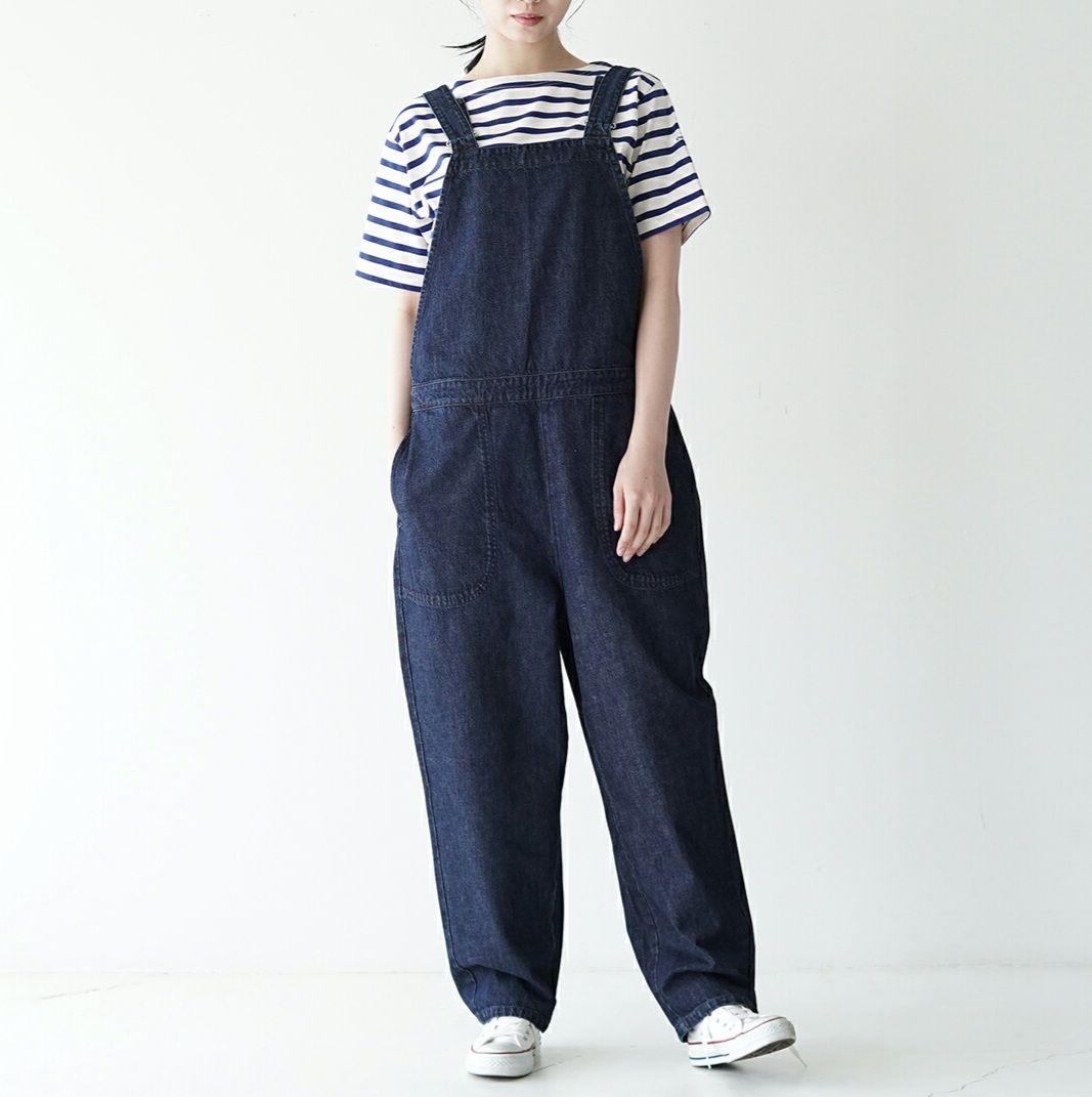 美品 ダントン DANTON デニムオールインワン 36 オーバーオール DANTON ダントン サロペットオールインワン オーバーオール 36 デニム