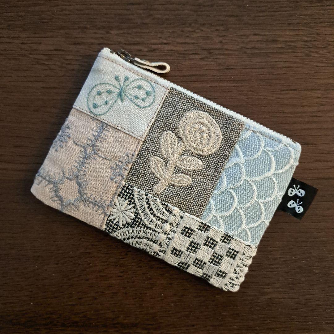 ミナペルホネン☆ハンドメイド☆ポーチ☆カードケース☆forest tile