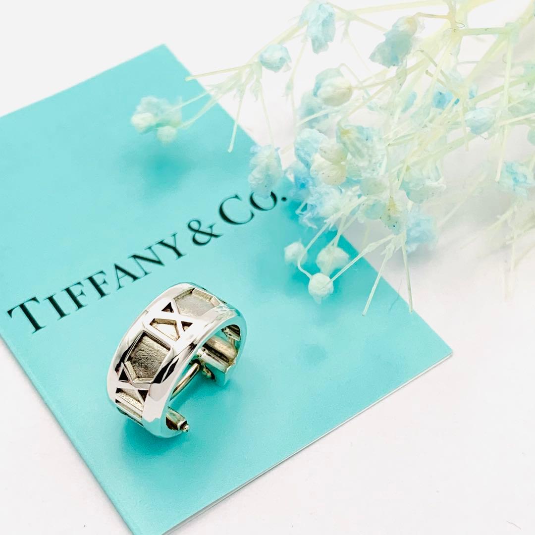 美品 オールドティファニー アトラス フープ ピアス シルバー925 片耳 TIFFANY&Co./ティファニー】 アトラス フープピアス ピアス シルバー