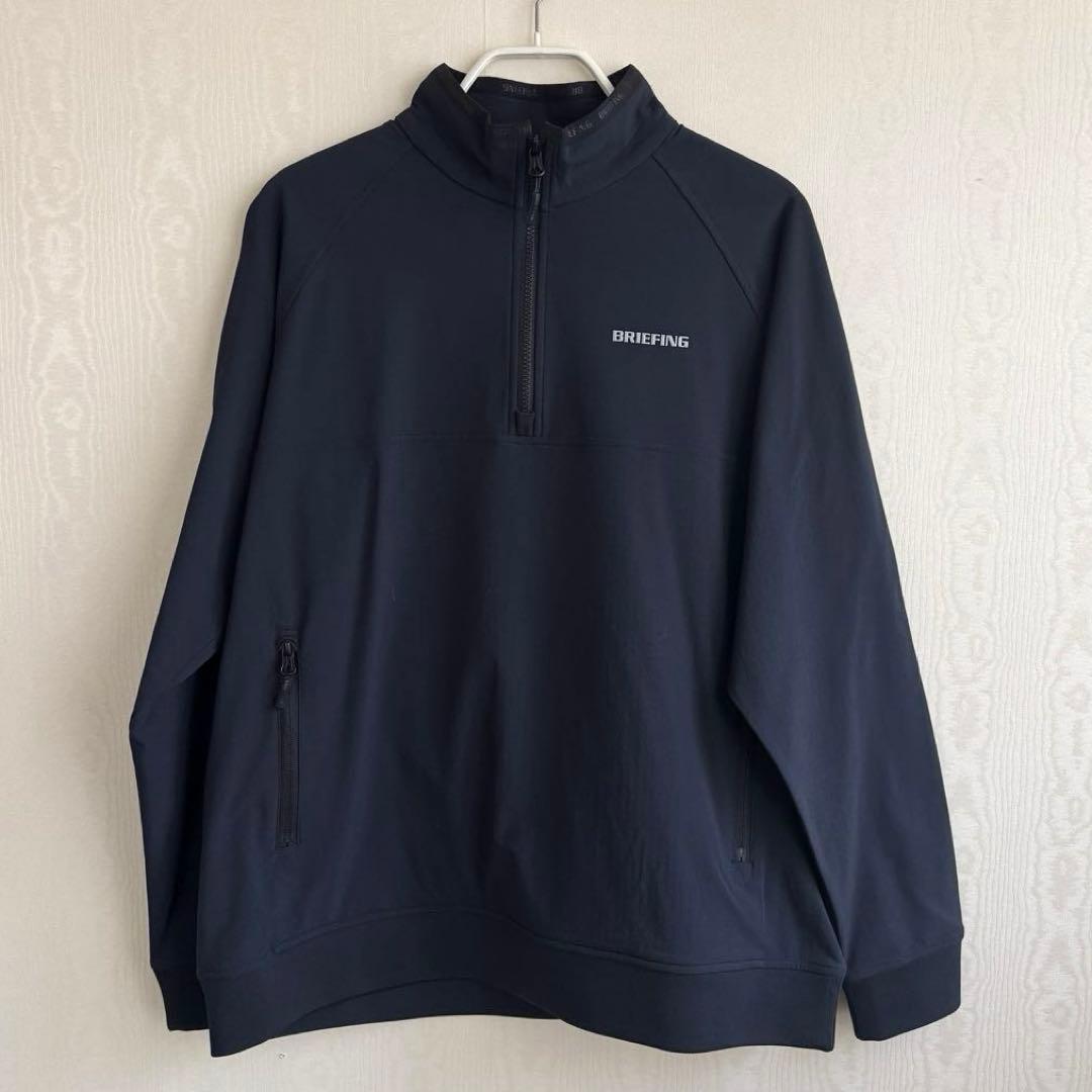 ☆美品☆2025秋冬☆BRIEFING ハーフジップ ジャケット ブラック XL