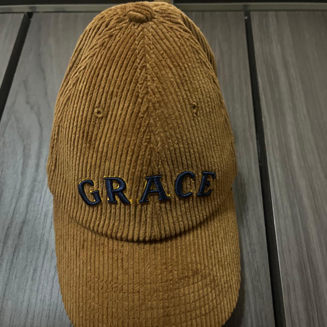 walesbonner　ベージュ コーデュロイキャップ GRACE GRACE CORDUROY CAP｜WALES BONNER｜ACCESSORIES（アクセサリー