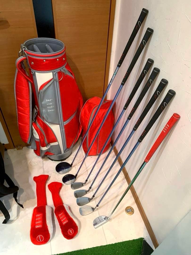 美品 ブリヂストン ELLE レディースゴルフクラブ セット 可愛く優しい