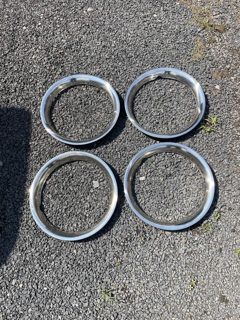 ムーンホイールリム14インチ4個セット中古美品 ☆14インチ DEBOR 中古 社外 アルミホイール 4本 4穴 PCD:100 IN45