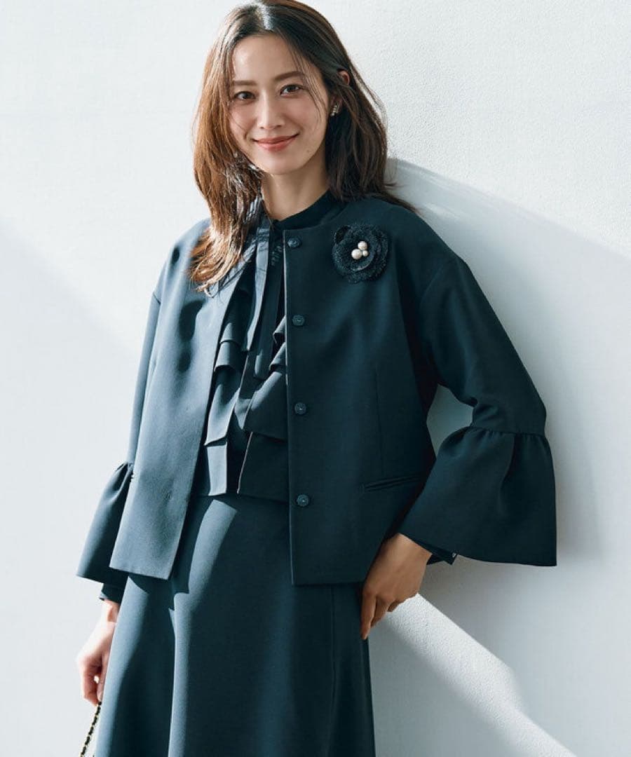 未使用タグ付✨組曲 コンフォータブルドレープジャケット フォーマル