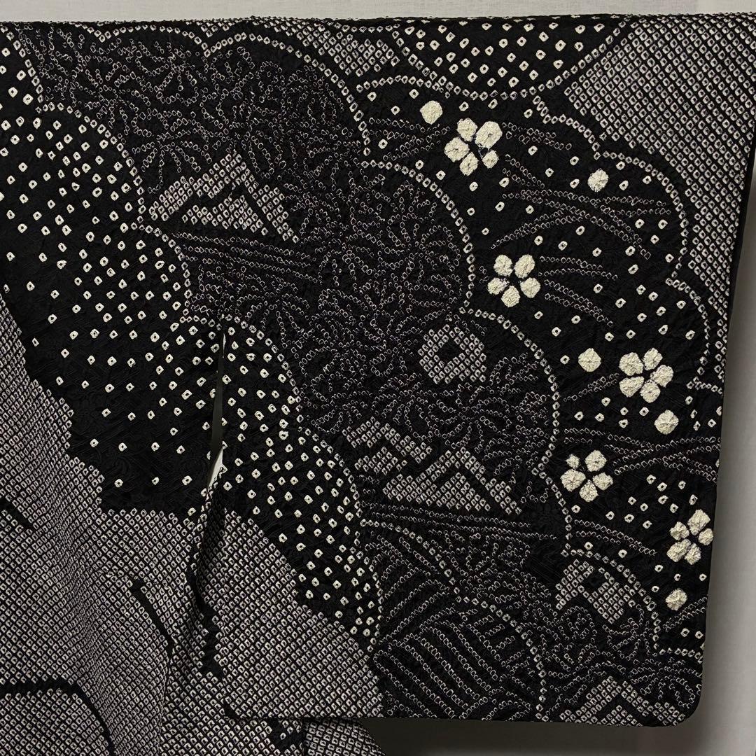 D167 訪問着 藤娘きぬたや 総絞り 花模様 正絹 着物袷 極美品 - メルカリ