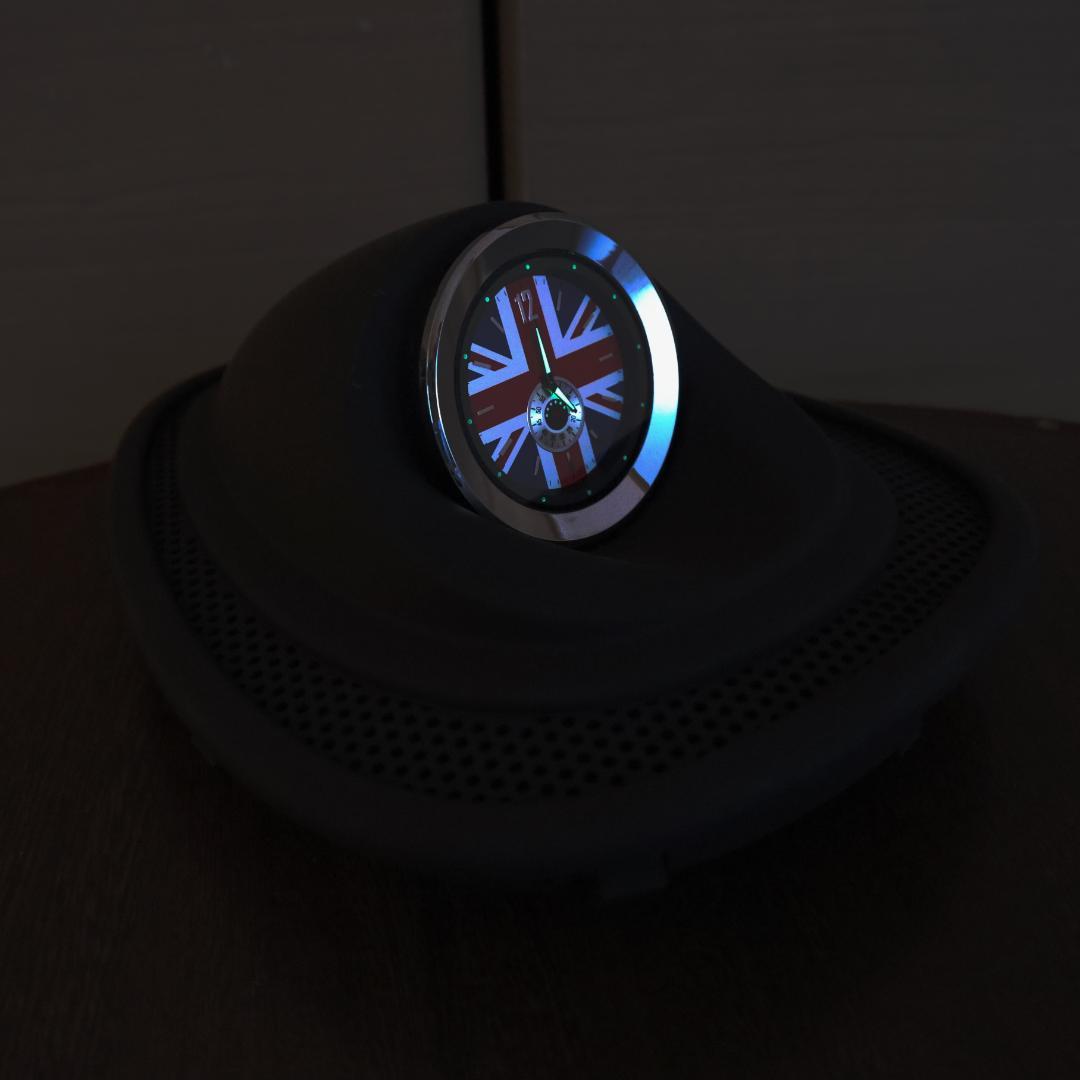 ☆MINI F型・ポルシェ風のダッシュボード・アナログ時計（ユニオンJK