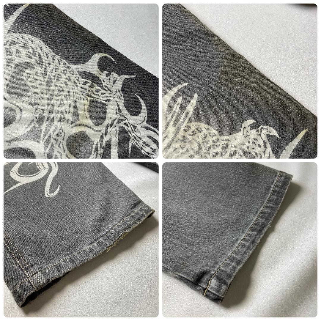ドッグタウンバギーデニムジーンズw31刺繍b系黒龍古着ストリート