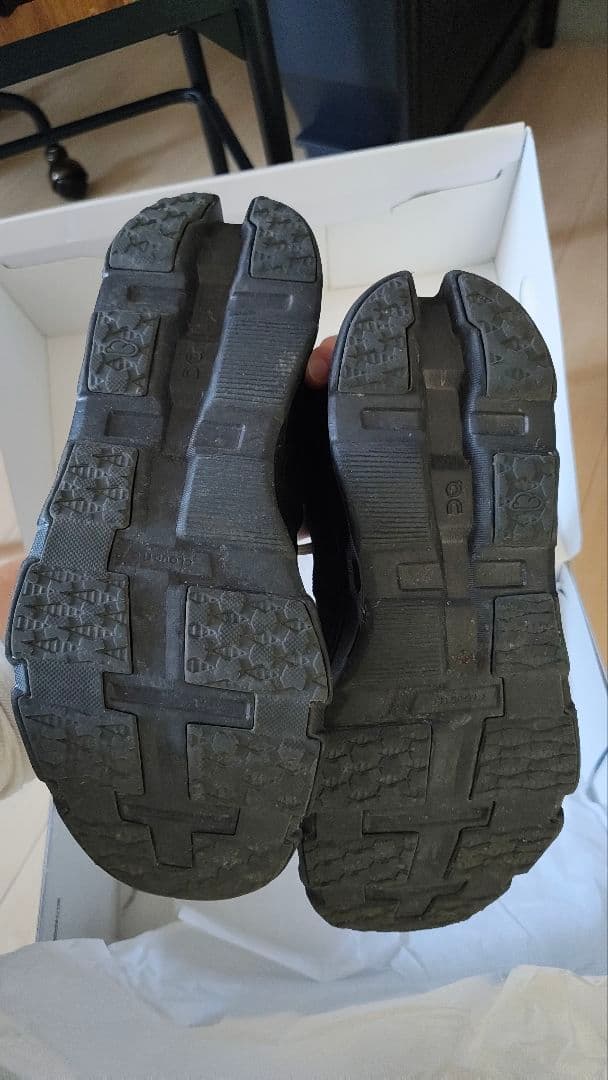 靴 On Cloudmonster Hyper PAF Black 25.5cm