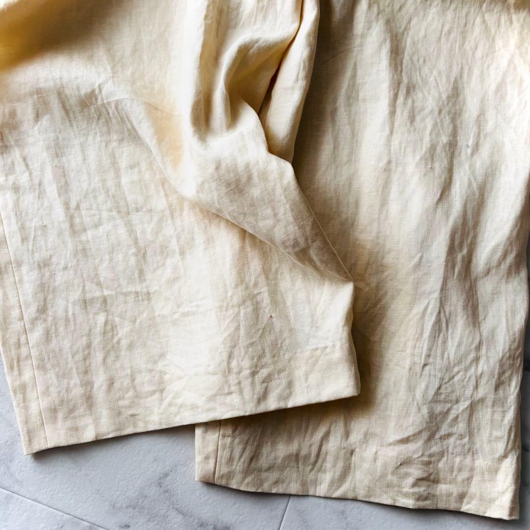 エンフォルド＊バッグオープンオールインワン 36 ライトベージュ 麻