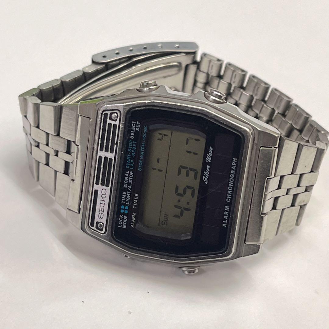 1980年代 SEIKO デジタル Silver Wave ソーラーパーワー - メルカリ