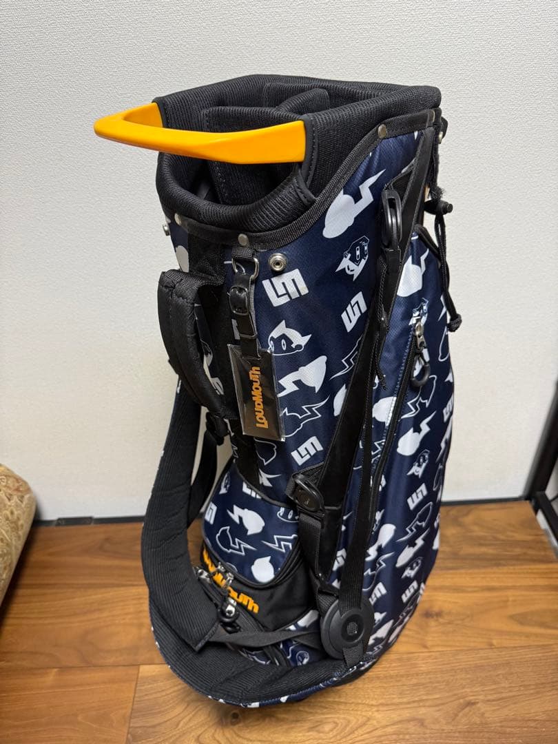 Loudmouth キャディバッグ 鉄腕アトムコラボ ネイビー Loudmouth キャディバッグ 鉄腕アトムコラボ ネイビー LOUDMOUTH