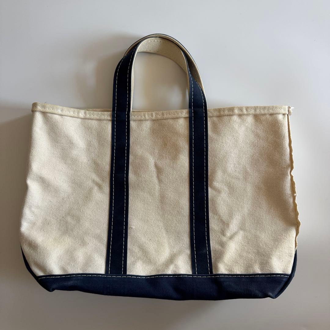 80s L.L.Bean トートバッグ ネイビー ミディアム