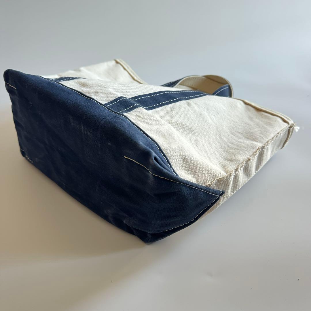 80s L.L.Bean トートバッグ ネイビー ミディアム