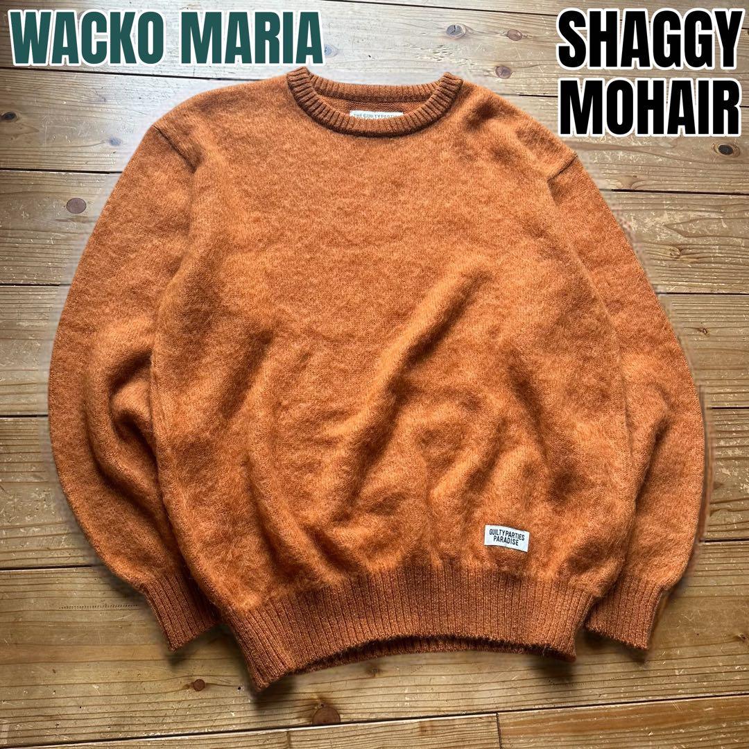 美品 ワコマリア モヘア ブレンド ミドルゲージ シャギー ニット セーター WACKO MARIA (ワコマリア)】 モヘアセーター│WACKO MARIA（ワコマリア
