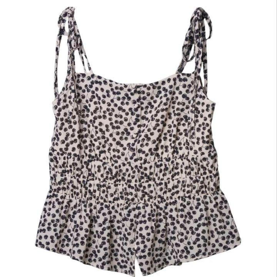 新品☆herlipto Cherry Pattern Strap Top S - メルカリ