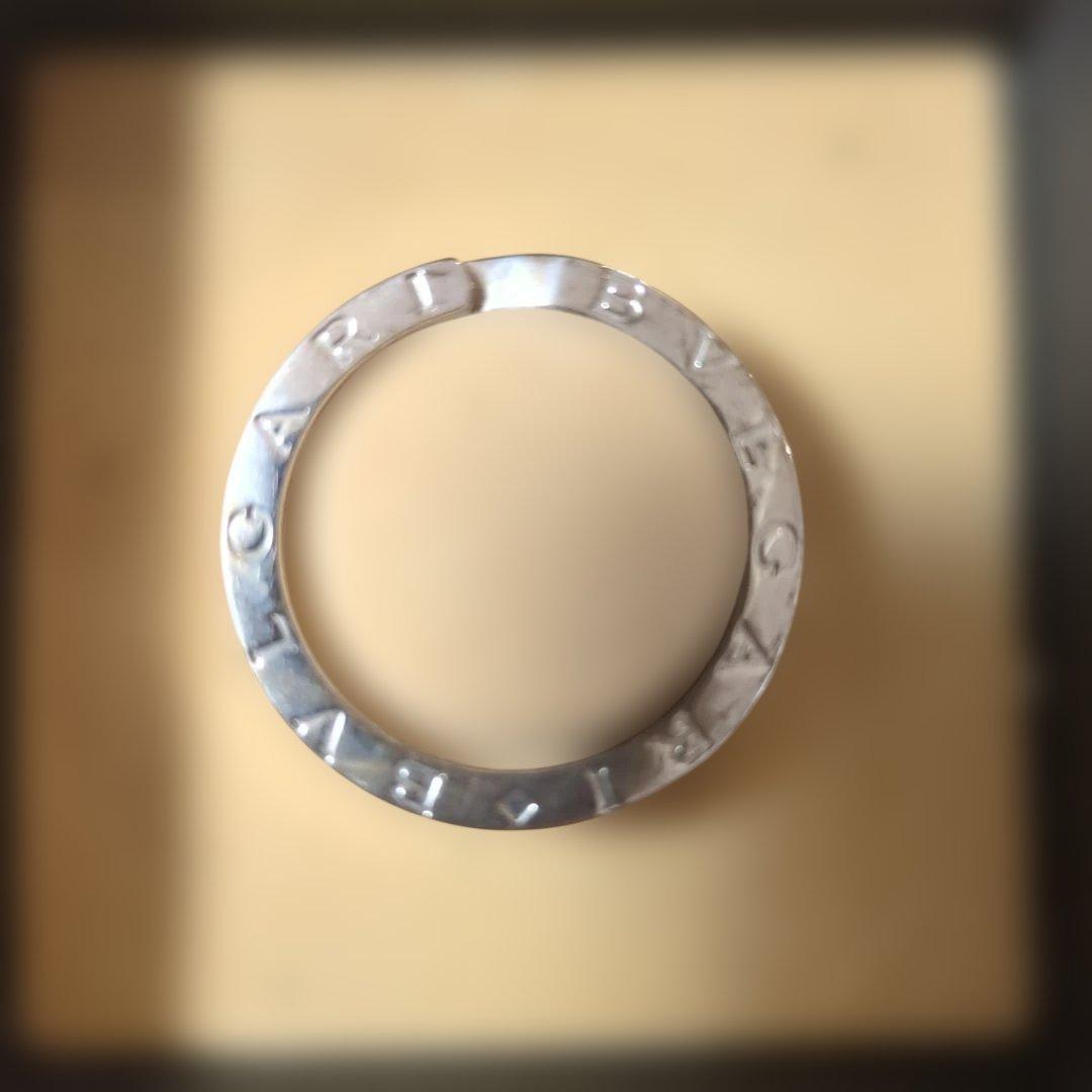 BVLGARI シルバー ロゴリング - メルカリ