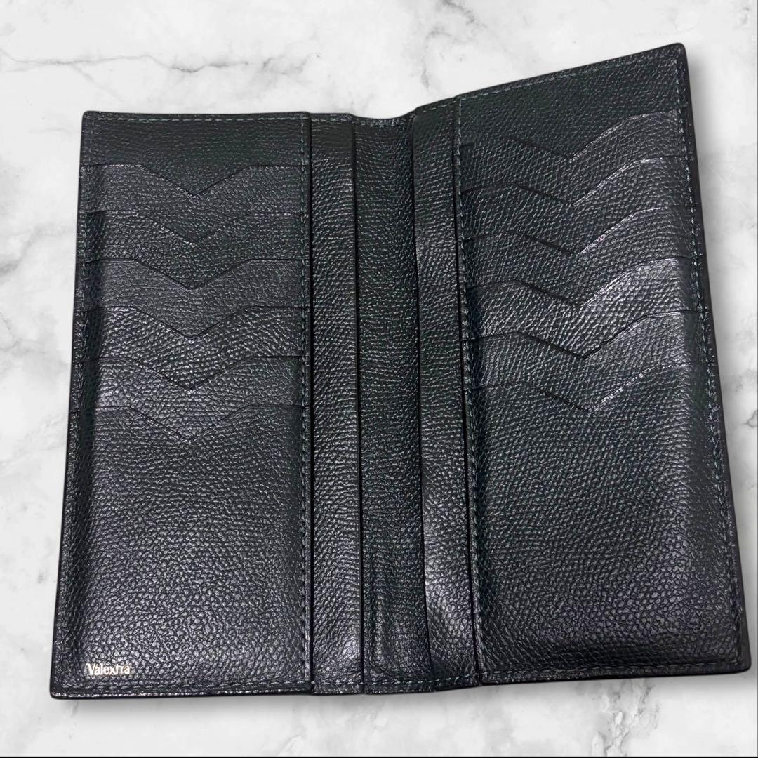 Valextra 【ほぼ新品 】ヴァーティカル 12カード長財布 グリーン