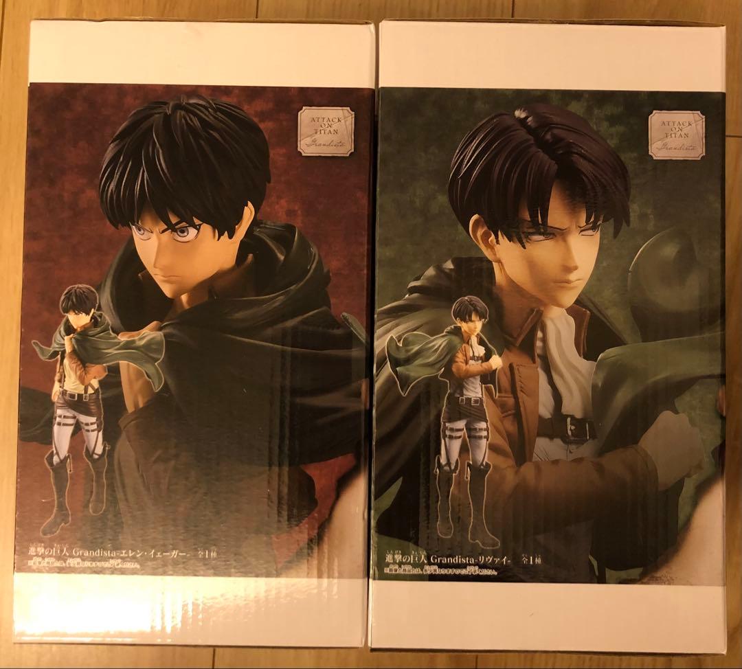 Grandista エレン・イェーガー & リヴァイ フィギュアセット - メルカリ