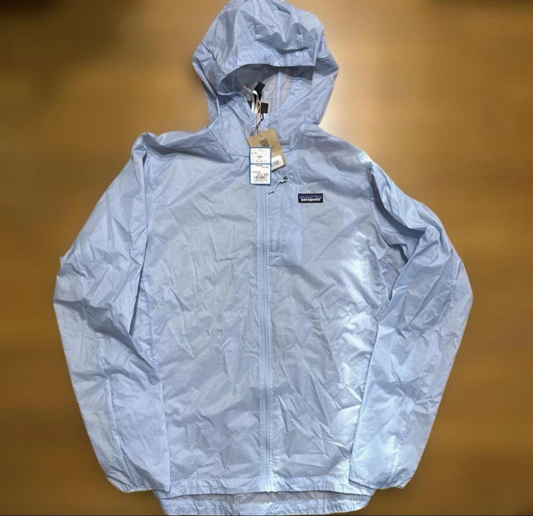 ♻*️様 パタゴニア　ブルー　水色　ナイロンジャケット　田中シェンさん着用 長袖の準備OK？💁🏻‍♂️ Tops @patagonia Pants @cahlumn_official