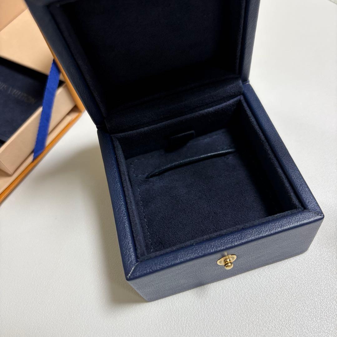 美品 ルイヴィトン ネックレスケース 空箱 ネイビー 現行品 - メルカリ