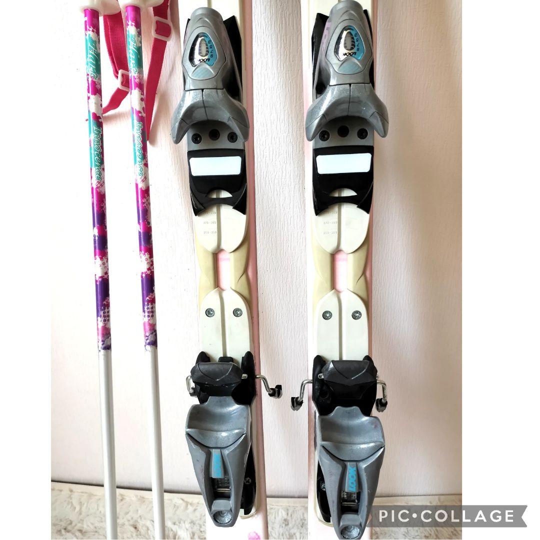 Hart イノセンス ジュニアスキー3点セット 150 桜柄 白ピンク女の子