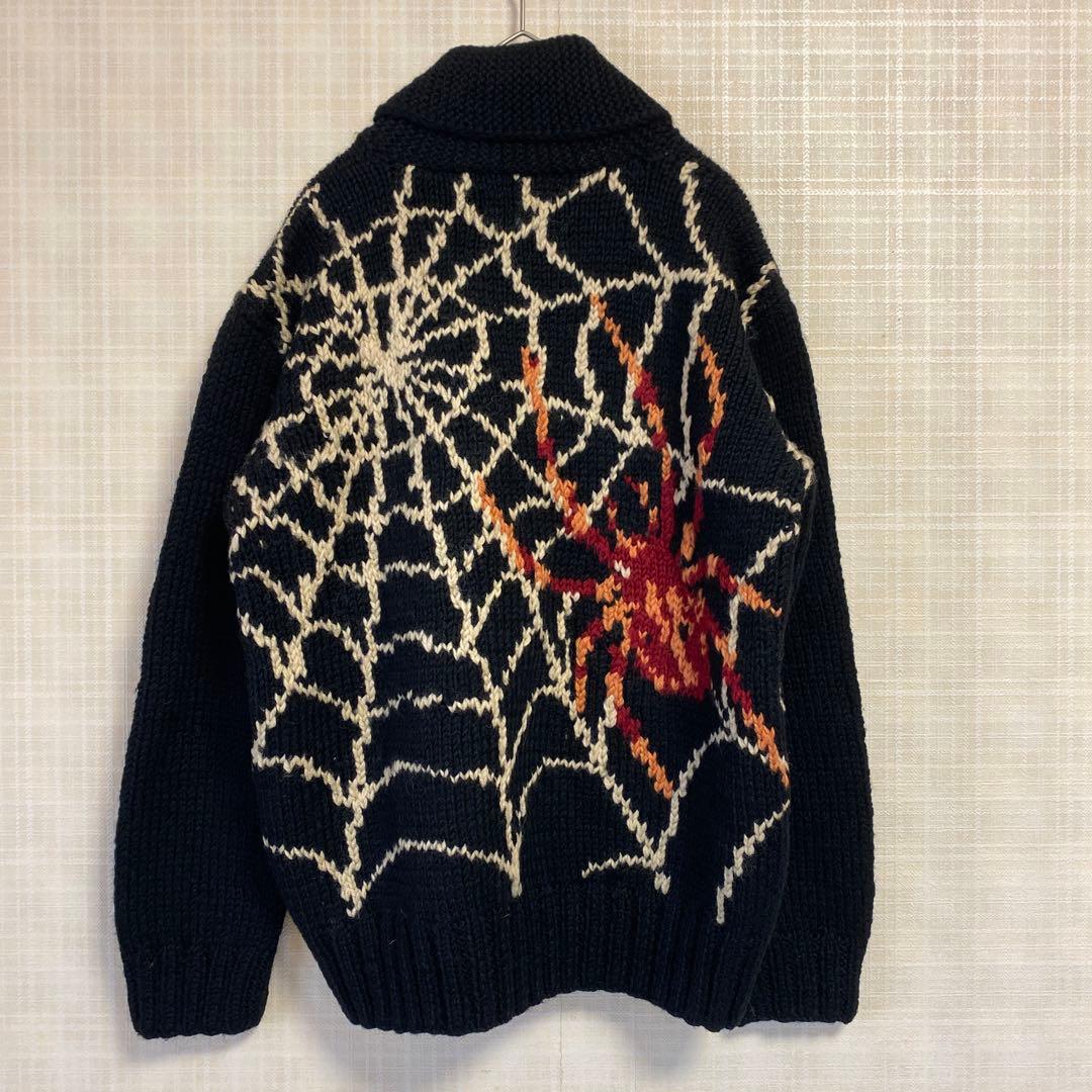 ドライボーンズ カウチンニット ブラック スパイダー 蜘蛛 クモ 極希少