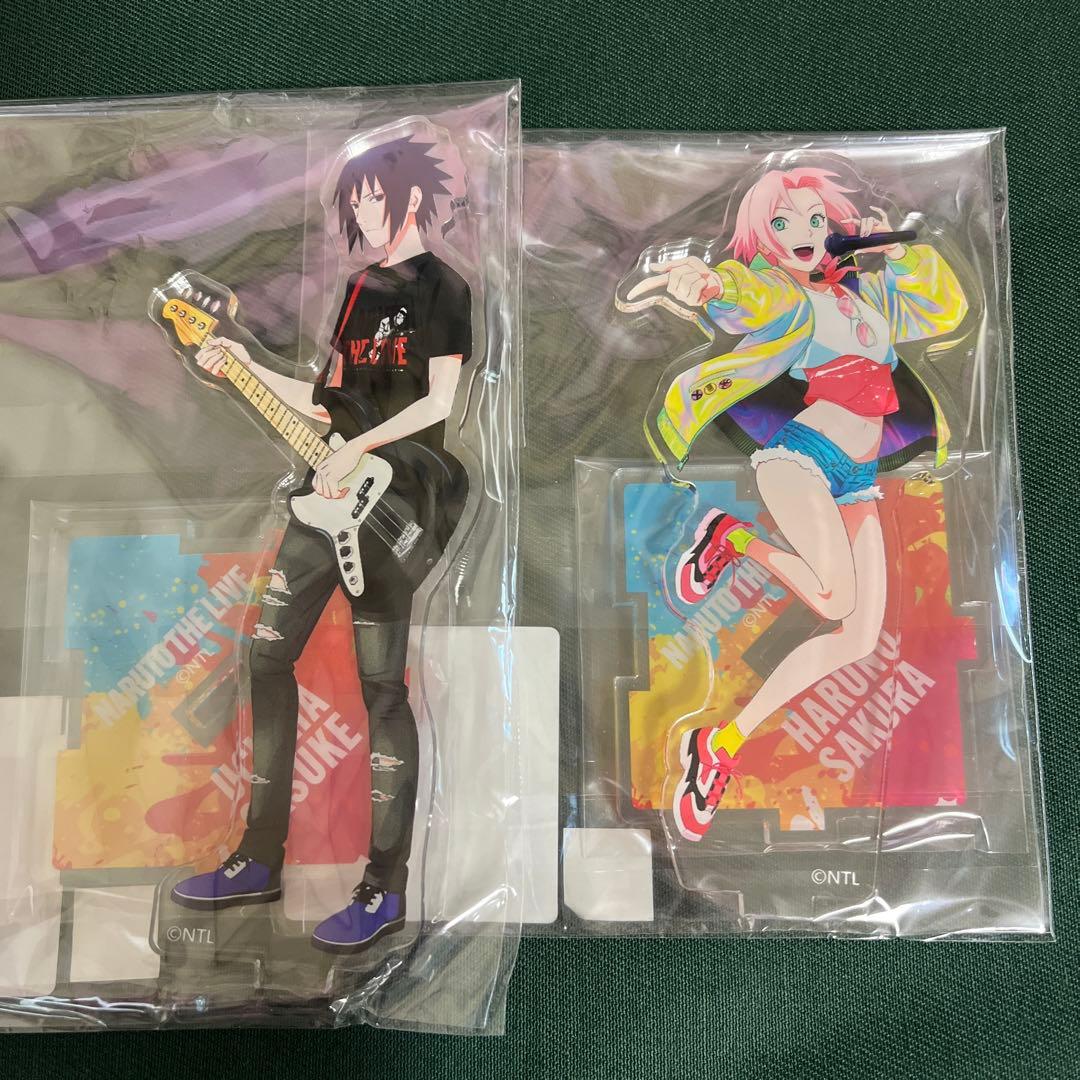 NARUTO THE LIVE アクリルスタンド うちはサスケ 春野サクラ - メルカリ