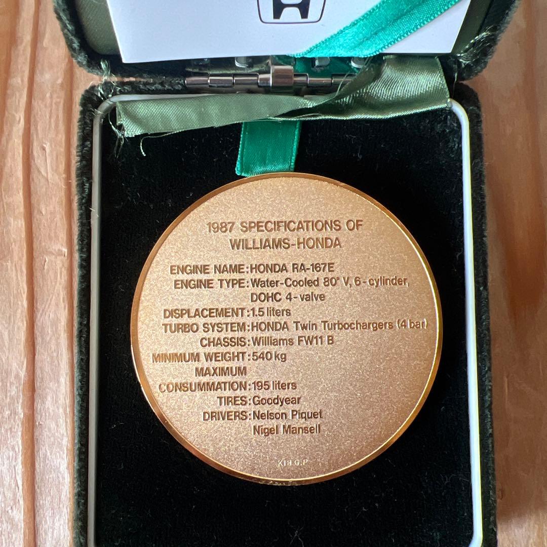 メダル】1987 F1Champion Medal Nelson Piquet - メルカリ