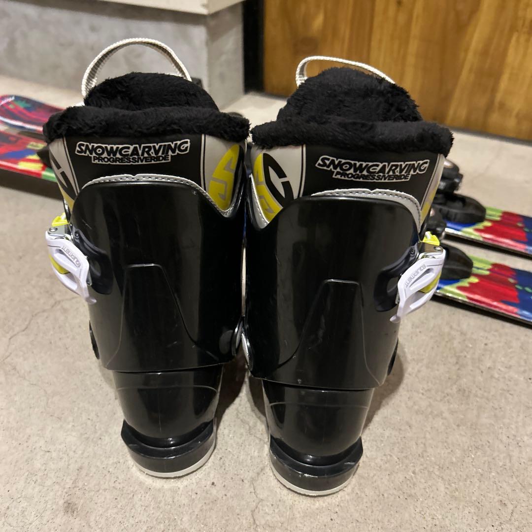 子供 スキーブーツ スキー板90 95 ビンディングセット 18cmスキーセット