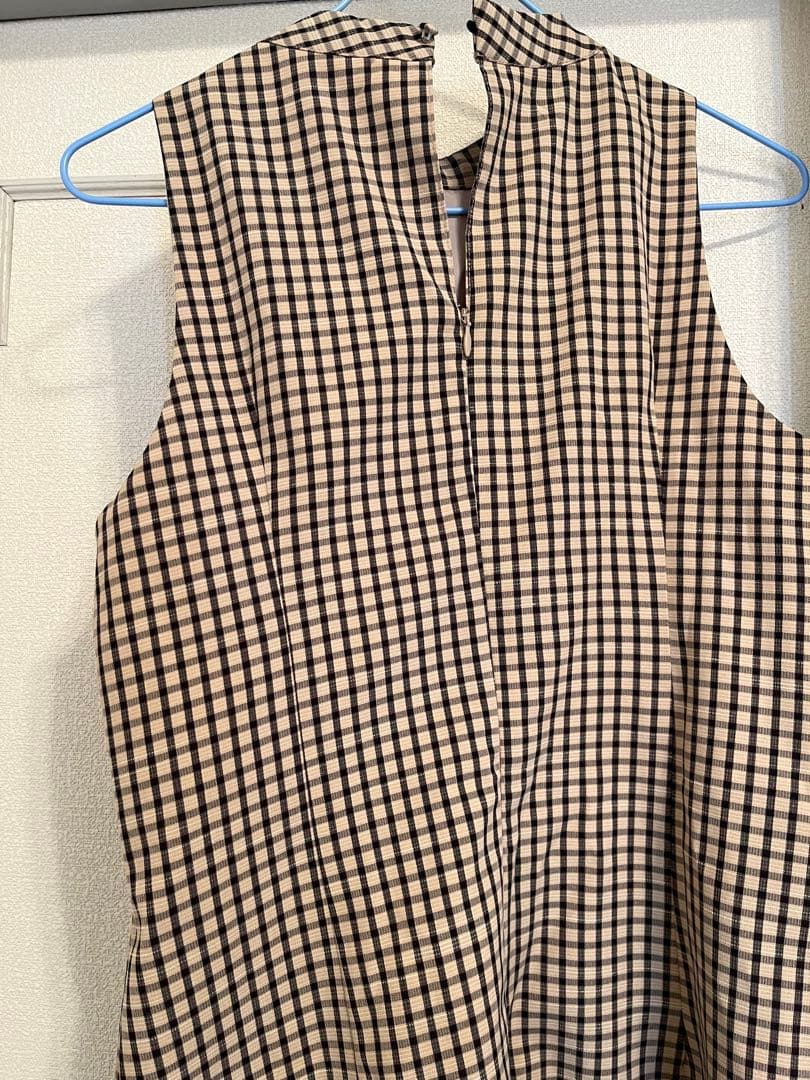 andmary Natalie check mini dress 最終値下げ