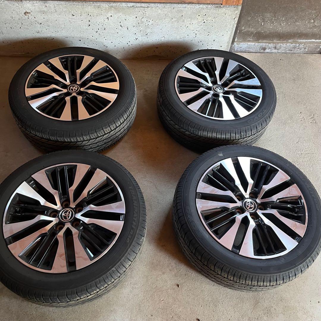 30後期アルファード 30後期ヴェルファイア 純正ホイール・タイヤ4本