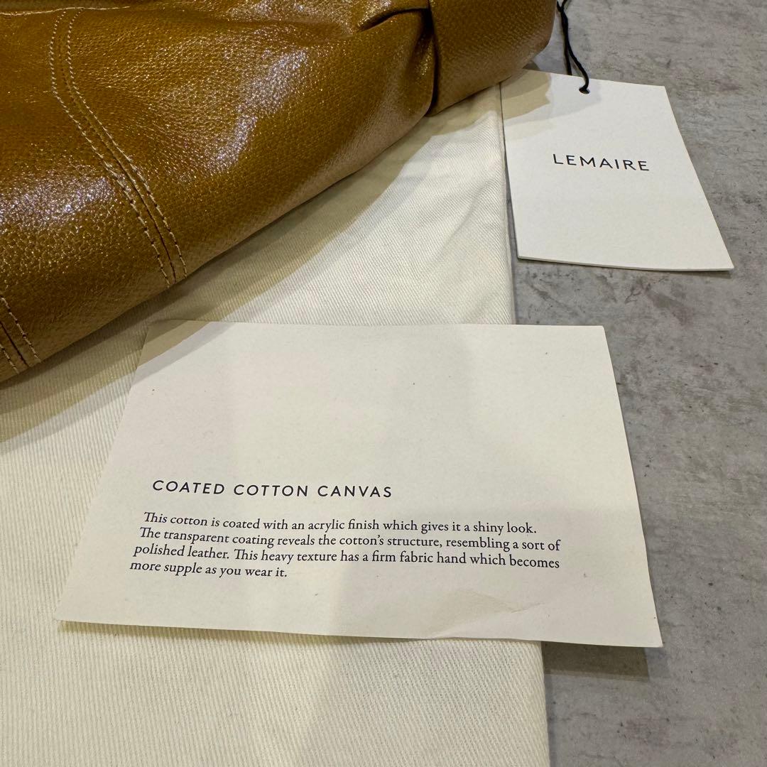 LEMAIRE ルメール クロワッサンバッグ S コーテッドコットンキャンバス