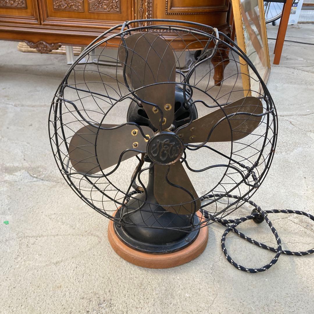 清*水様 ジャンク 芝浦製作所 扇風機 12インチ 4枚羽 鋳物 昭和レトロ