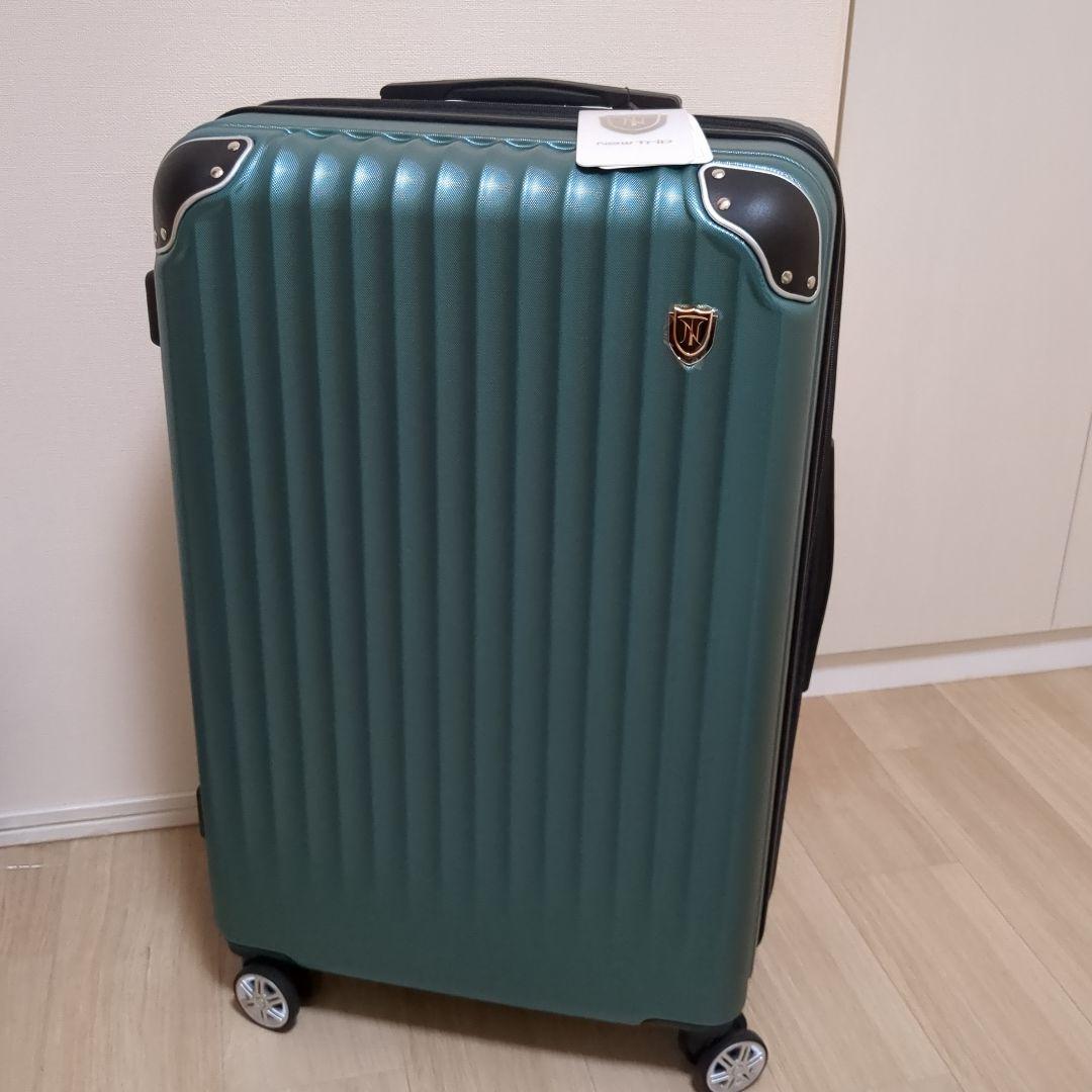 ピエール鈴木様　新品　New Tripスーツケース　グリーンL　95L 拡張機能 楽天市場】【SS限定☆74%OFFで9,480円＋P2倍】 スーツケース Lサイズ