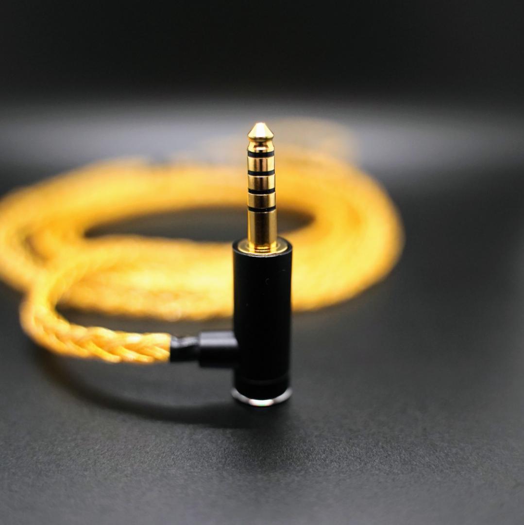 超希少!最高スペック16芯 金メッキケーブル 2pin / 4.4mm L字