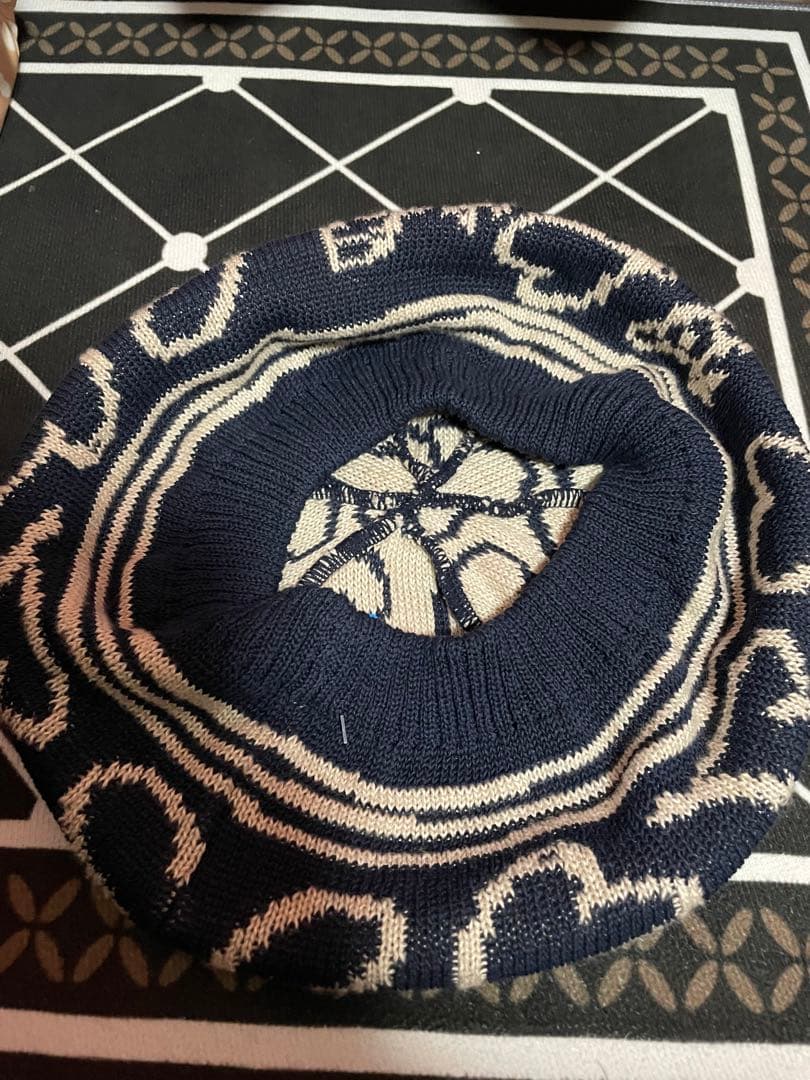 たいよう様本日限定未使用ヴィヴィアンオーブハート綿ニットベレーネイビー二階堂林檎