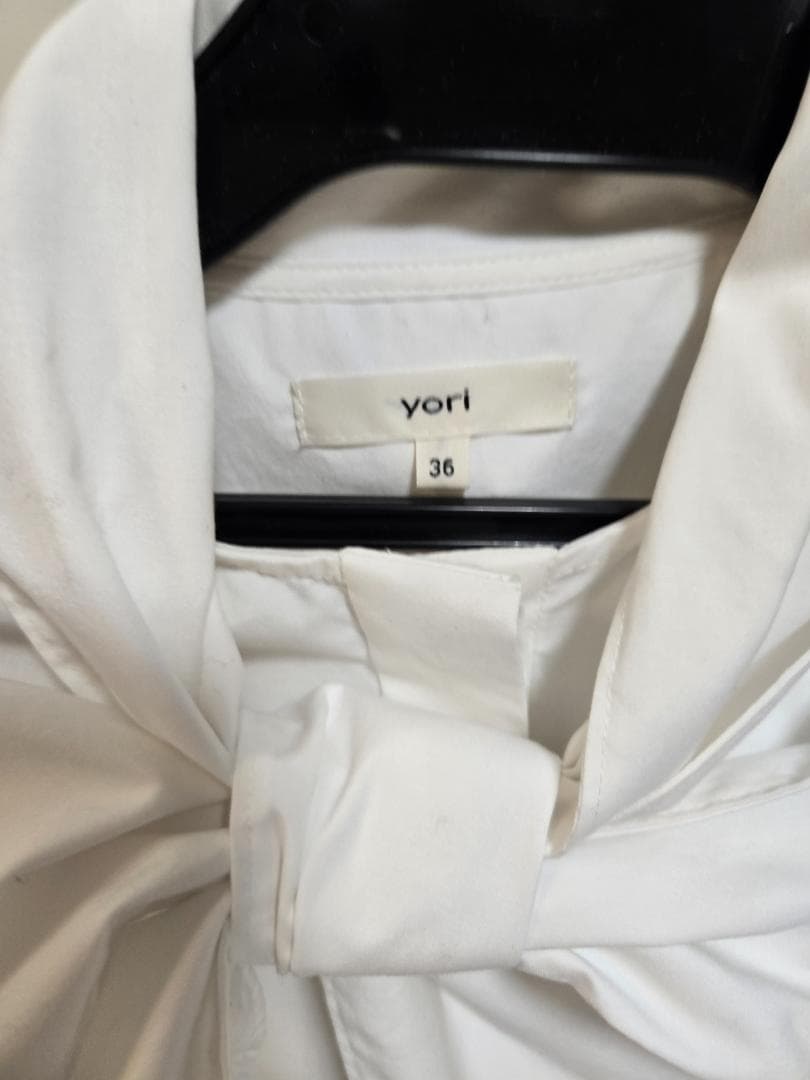 yori ヨリホワイトボウタイブラウス36 - メルカリ