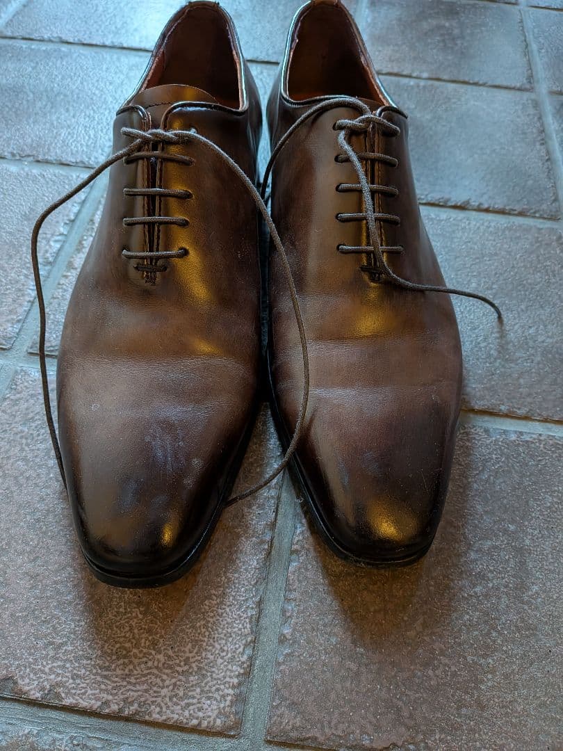 マドラス　MADRAS　ホールカット　革靴　25.5cm　 ダークブラウン