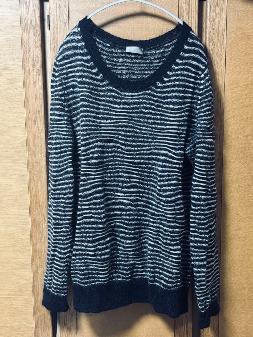 DIOR HOMME 07aw エディ期 ボーダーモヘアニット 25aw DIOR HOMME 07aw エディ期 ボーダーモヘアニット 25aw AW07 Dior Homme