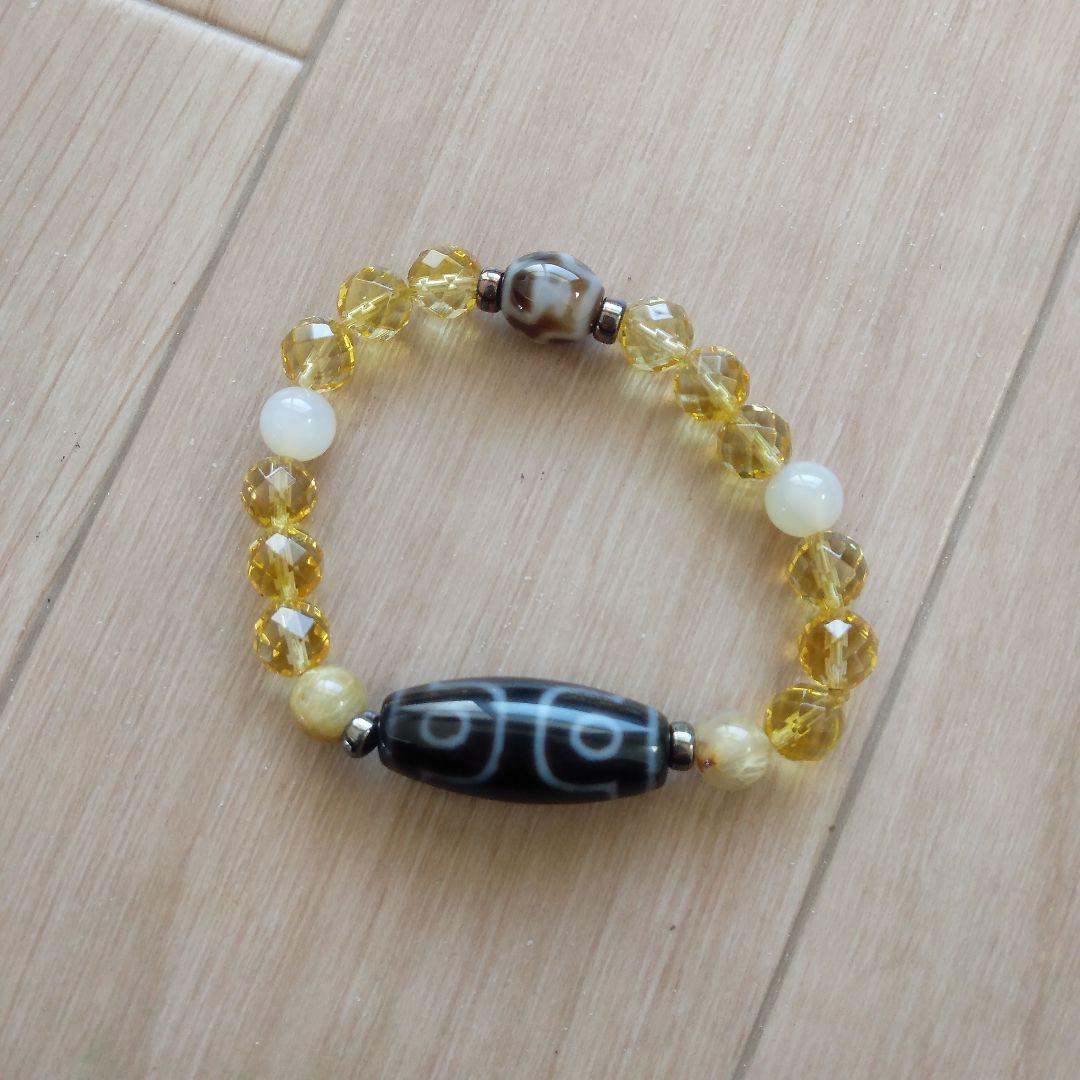 グリーンターラ天珠ブレスレット 七眼天珠 宝瓶天珠 - メルカリ