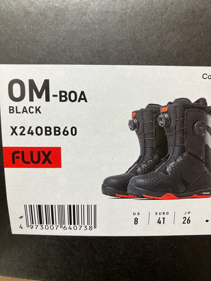 スノーボード FLUX OM-BOA 26.0cm 24-25