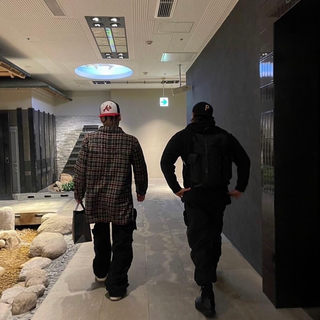 M】コート YZERR T-PABLOW着用 lastnest チェックコート - メルカリ